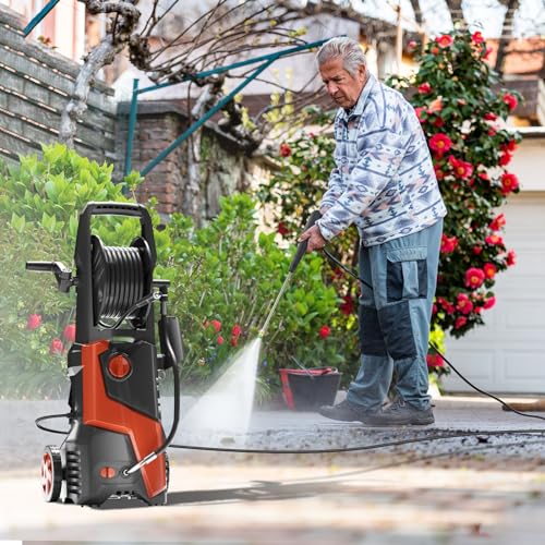 Electric Pressure Washer 5000PSI 3.5GPM with 20FT Hose & 16.3FT Cord N850