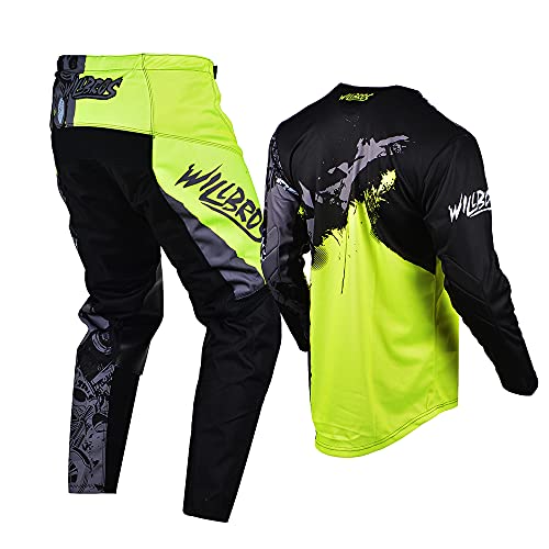 Youth Jersey Pant Combo Motocross Gear Set Racing Suit J7824