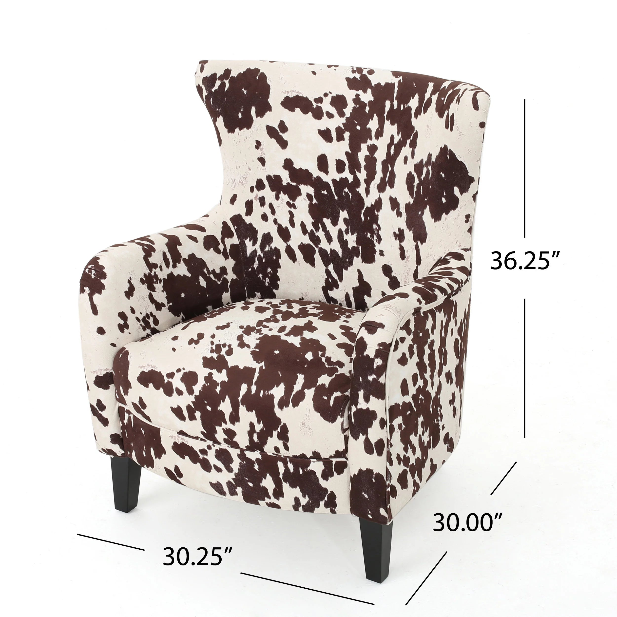 Beige Velvet Club Chair U3702