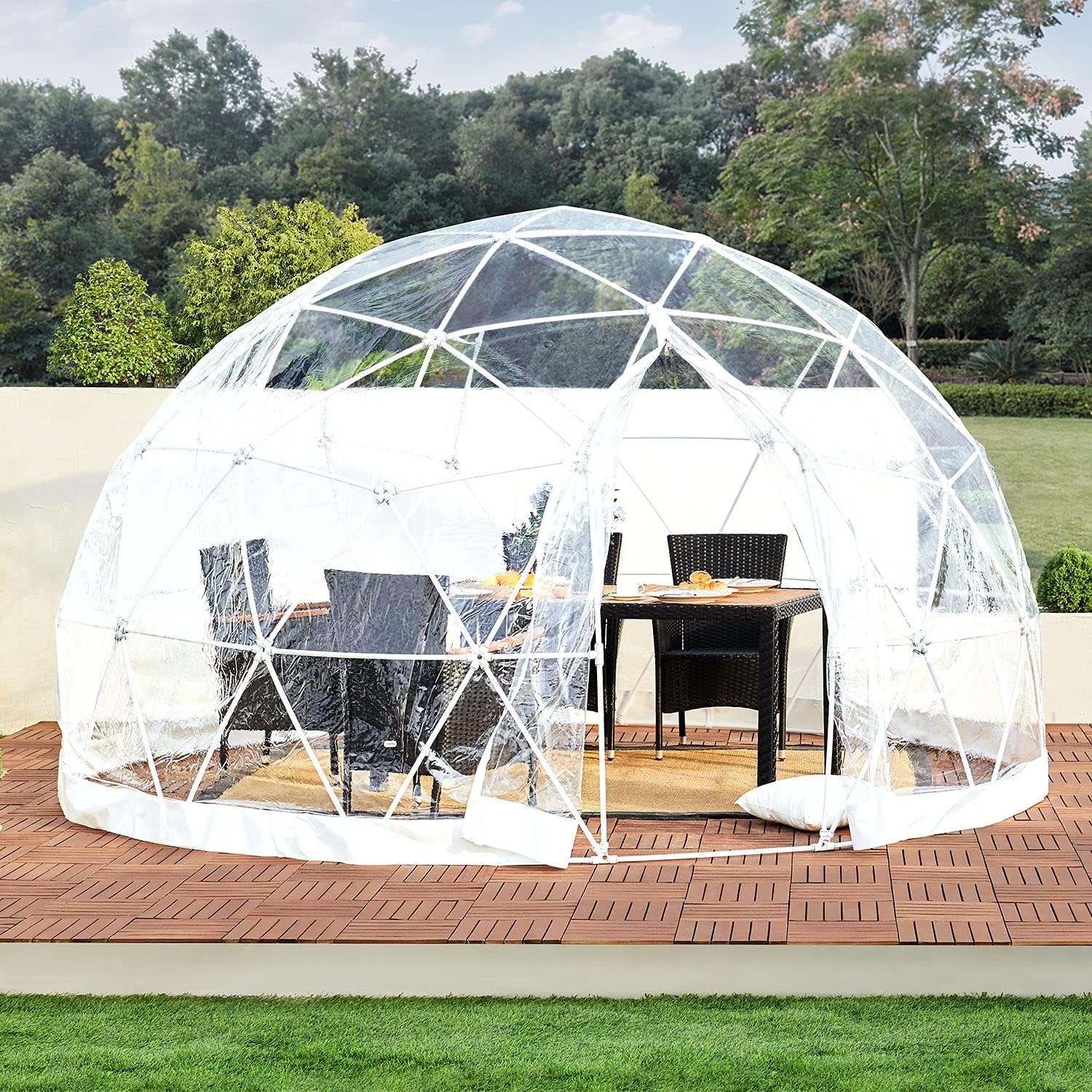 12ft Clear Geodesic Dome Tent A359