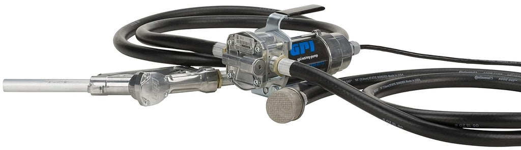 12v 8 GPM Fuel Transfer Pump with Manual Shut-Off Nozzle I959431