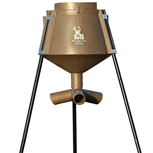 Oversized 350 Pound Capacity Hunting Gravity Feed Tripod Game Deer Feeder D769