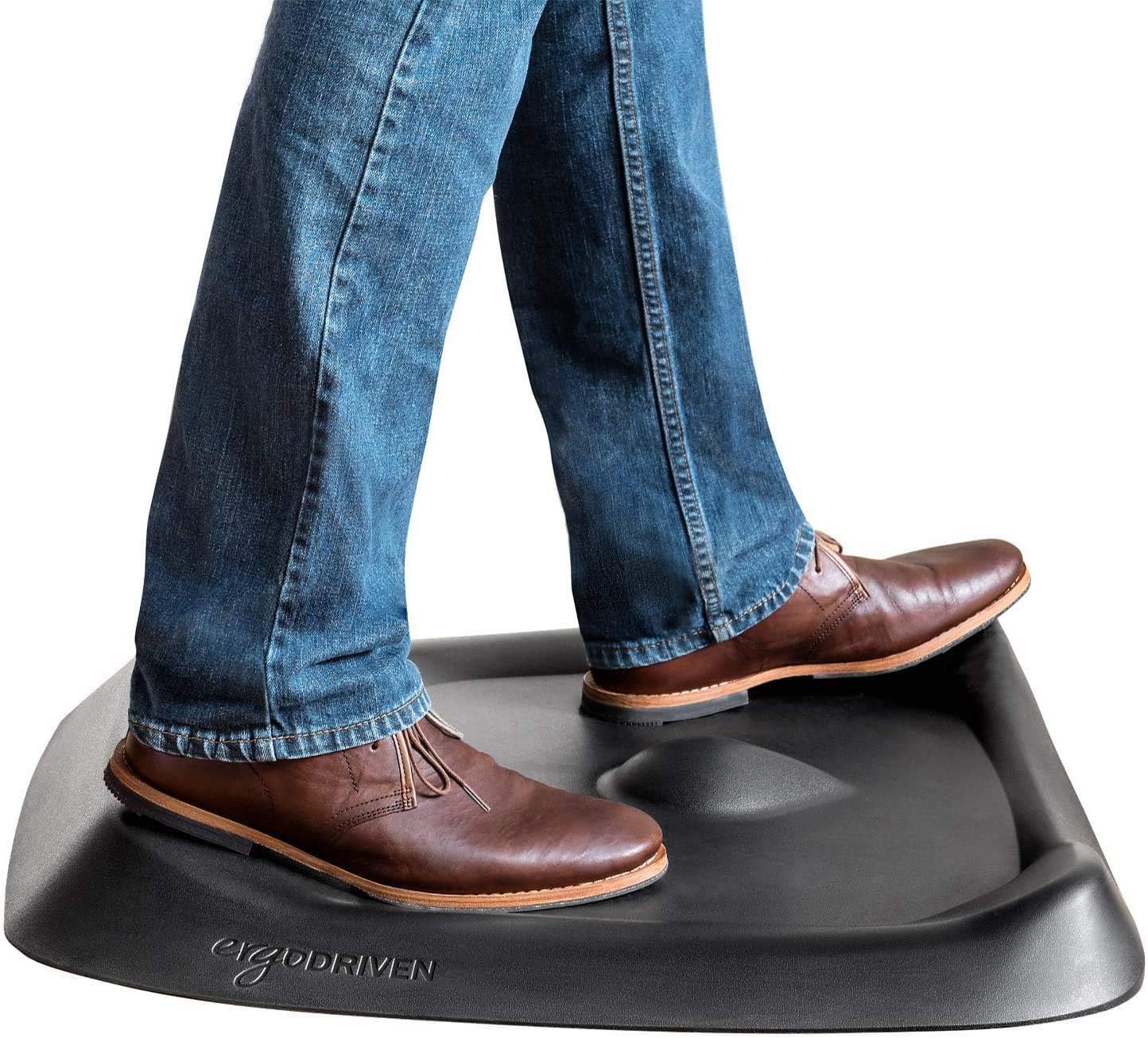 Obsidian Black Anti-Fatigue Standing Desk Mat P531
