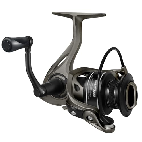 Taupe Spinning Reel, 9+1 Ball Bearings, 22lbs Max Drag, 5.2:1 Gear Ratio D1782