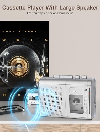 Portable Cassette Player Recorder with Bluetooth Transmitter M899