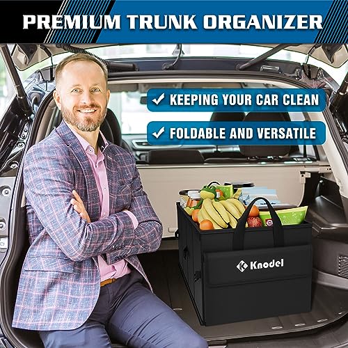 Collapsible Car Trunk Organizer with Lid, Black A83036