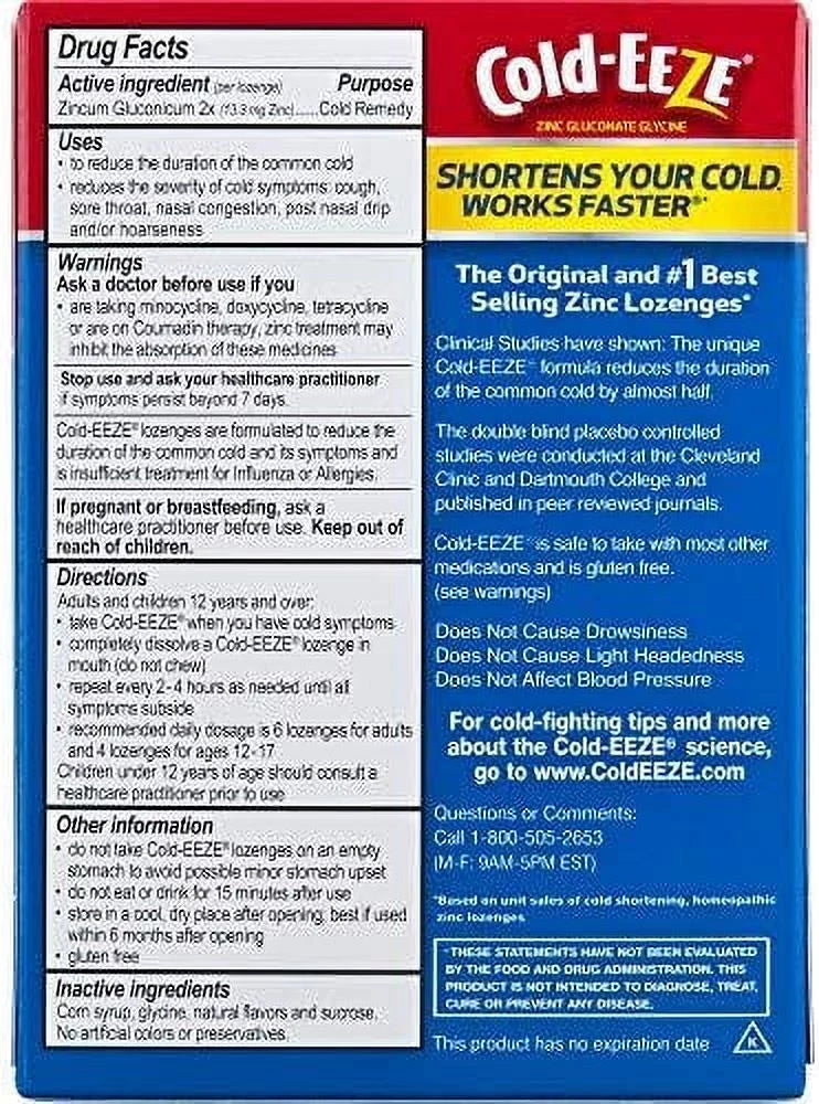 5 Pack Sugar Free Lozenges 18 Count each W1003