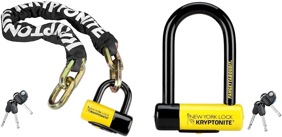 3.28 Feet Long 14mm Steel Chain Heavy Duty Anti-Theft Bicycle Chain Lock X369856
