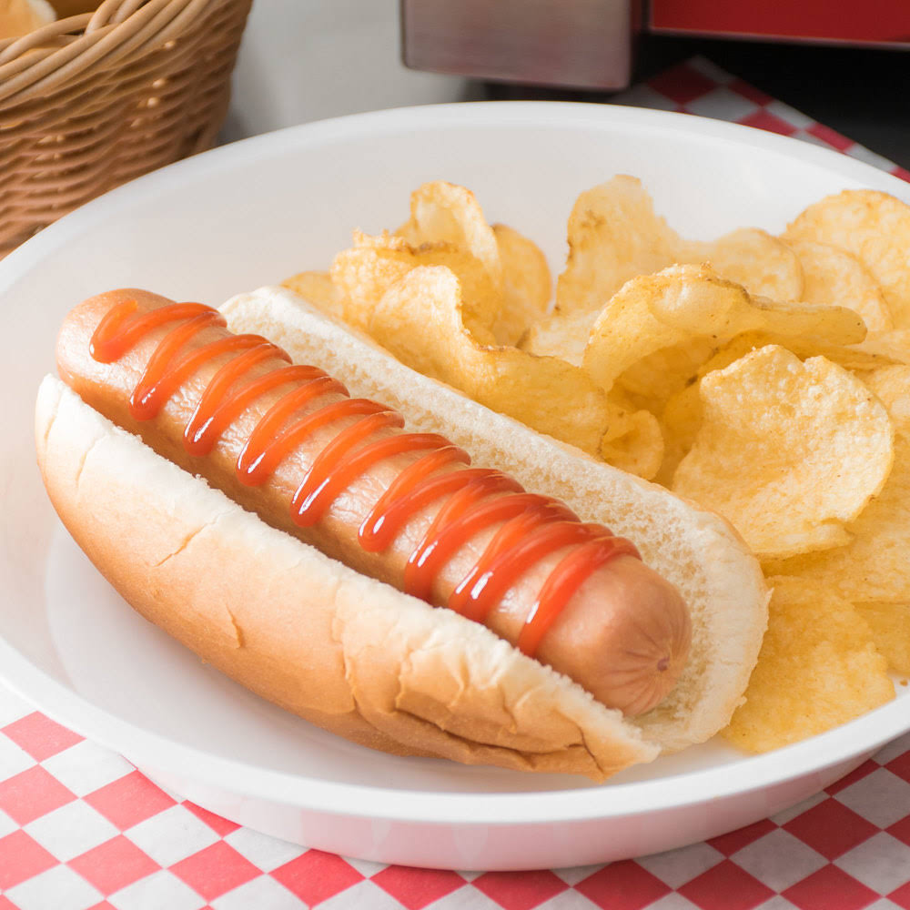 8/1 Jumbo Meat Franks - 96/Case N760