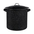 15.5 Qt Enamelware Stock Pot with Lid L54695