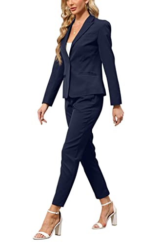 Slim Fit Blazer Pant Suits 2 Piece Business Suit Set U704