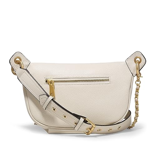 Genuine Leather Waist Packs with Chain Straps K53045