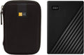 4TB Portable External Hard Drive (Sky Blue) with Hard Drive Case Z847