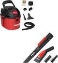 Portable Wet/Dry Vacuum with Nozzle Kit and LED Light O252
