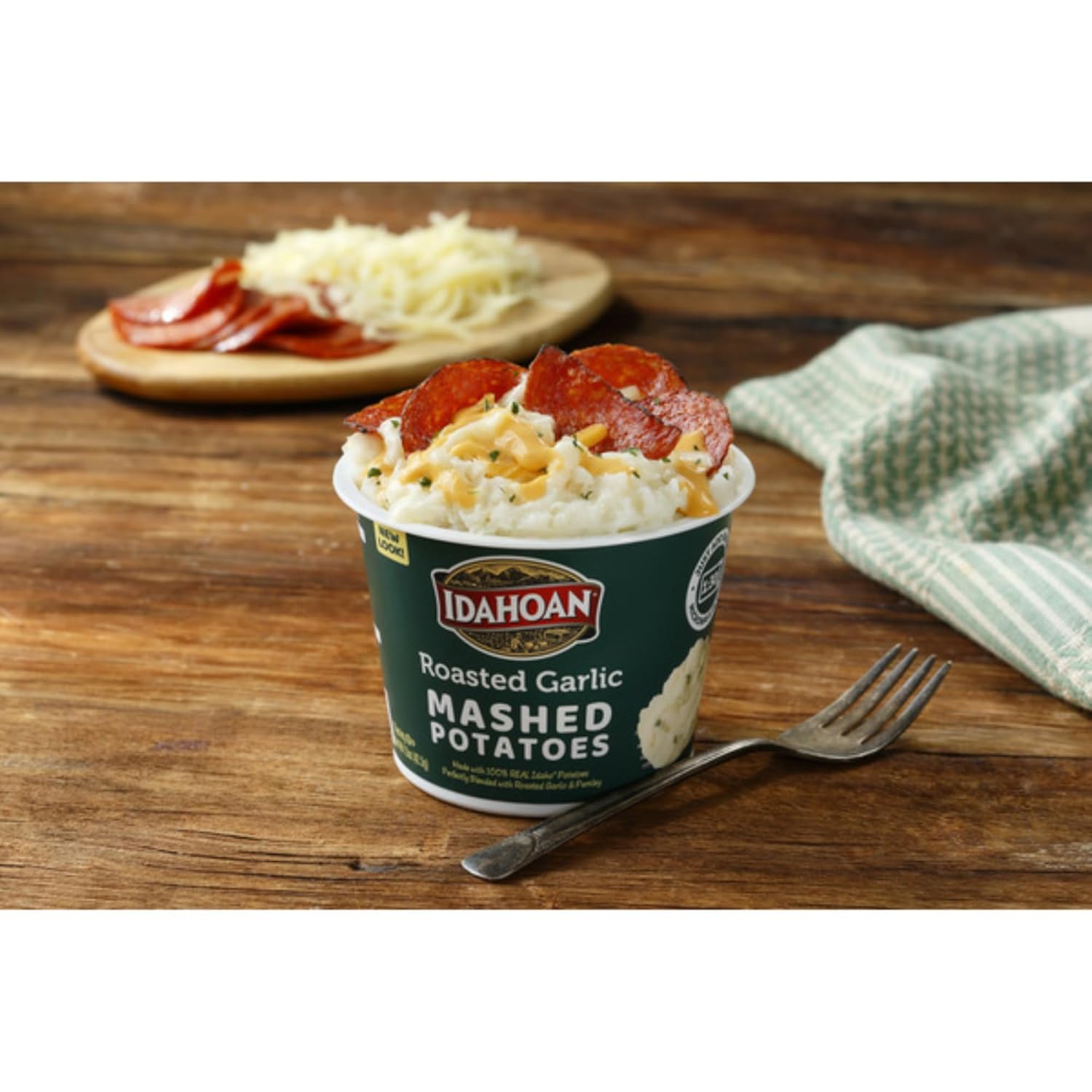 4 Flavor Mashed Potatoes Microwavable Bowls Variety, Pack of 8 D7704