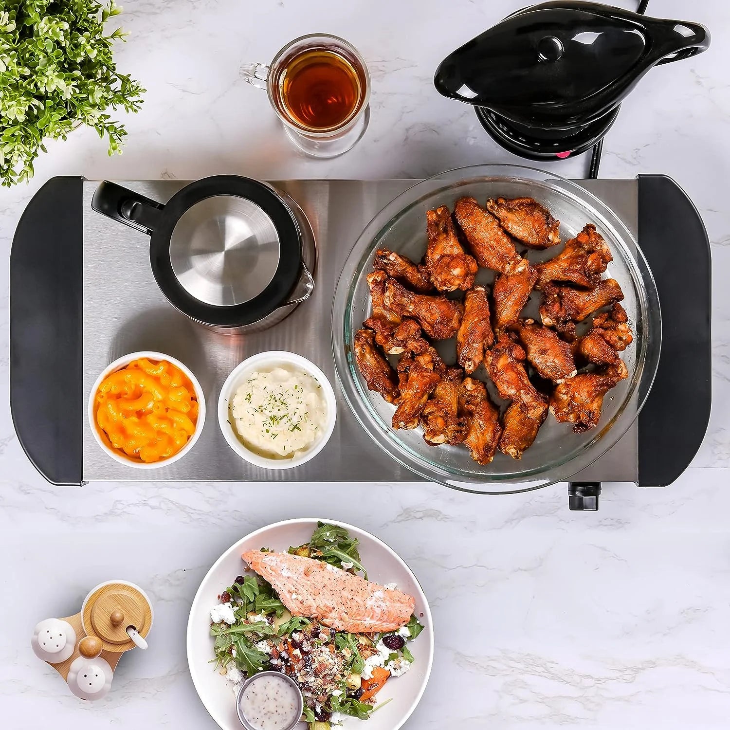 Silver Electric Warming Tray B5685