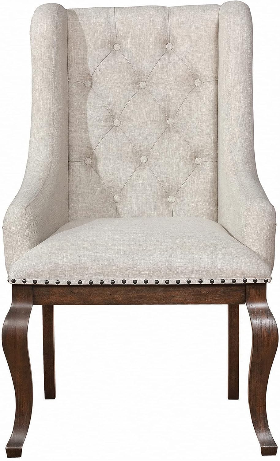 Antique Java and Cream Arm Chairs (Set of 2) M327