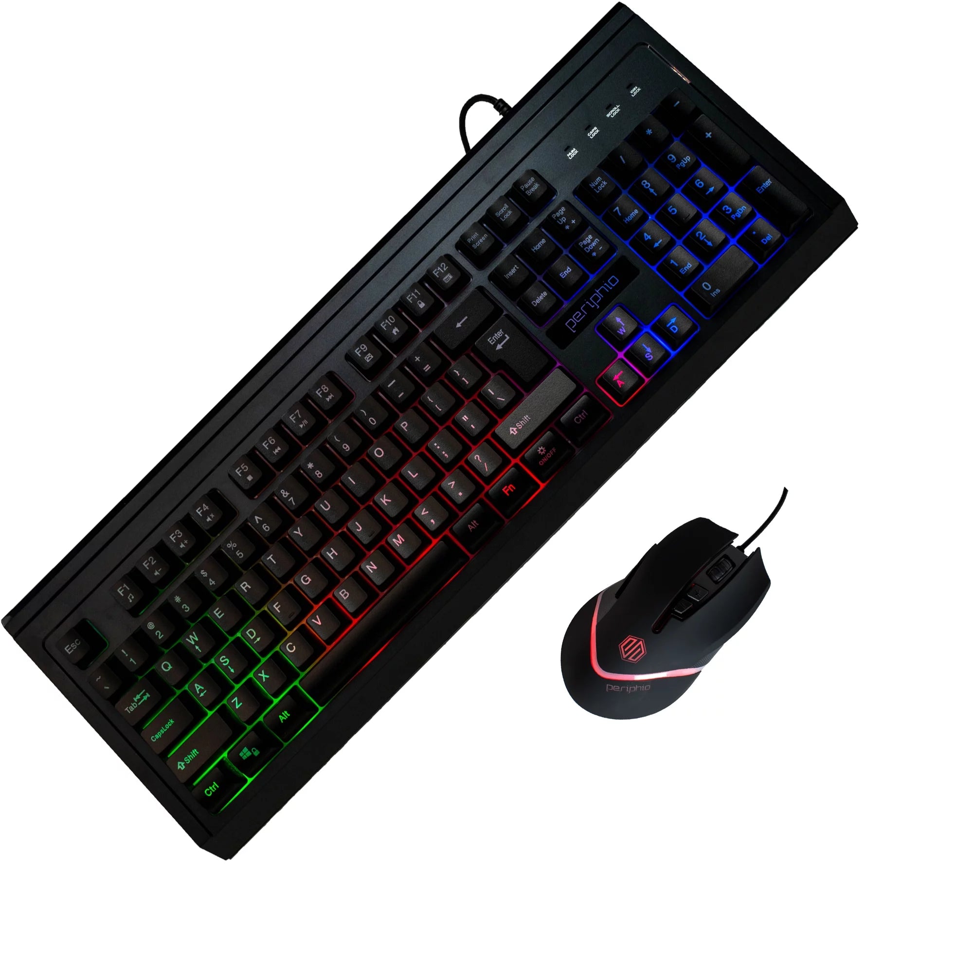 Restored Hexa Core Intel i5 3.2GHz 16GB DDR4 RAM 500GB SSD Windows 11 Pro 24in LCD Monitor RGB Keyboard & Mouse Refurbished Desktop Computer Z53264