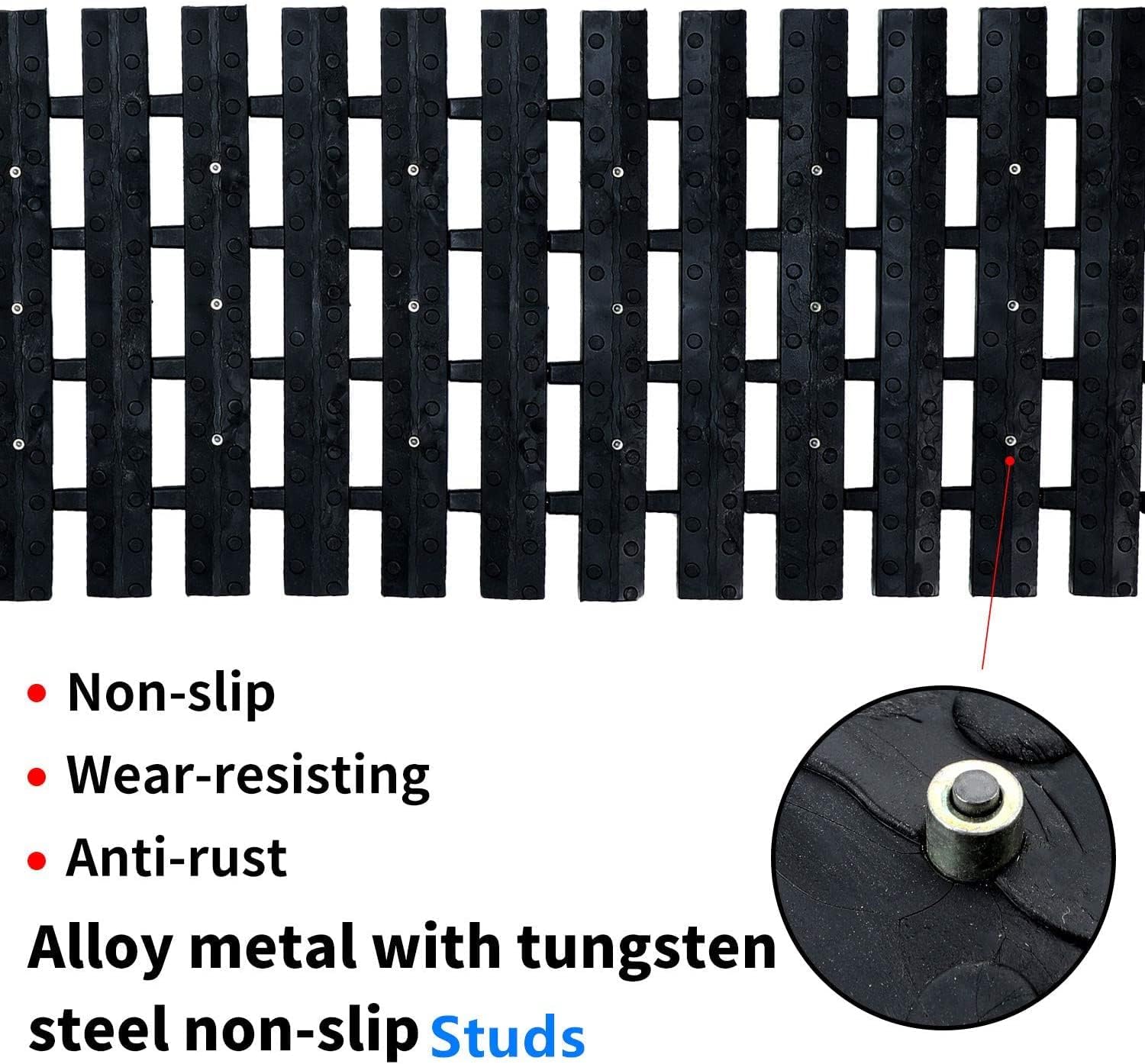 2 pcs Tire Traction Mats 39.3 x 10.8 F34018