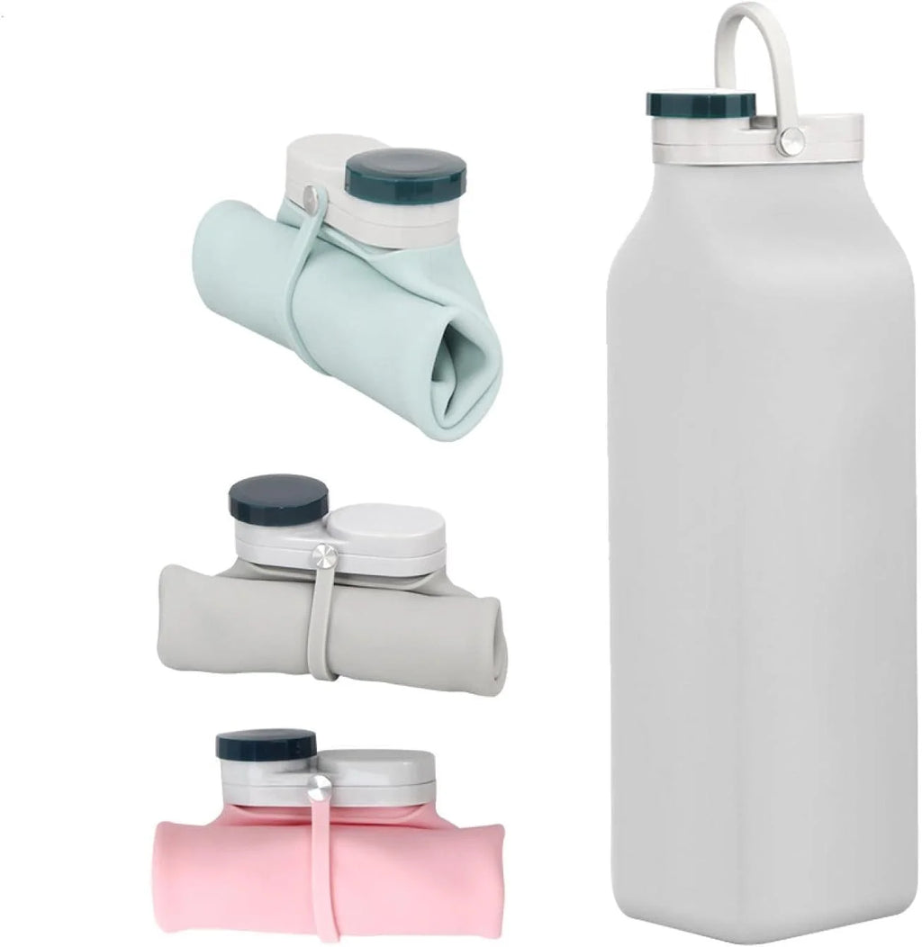 600ml Silicone Collapsible Water Bottle Z99981