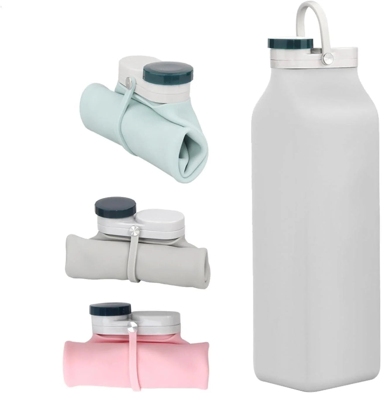600ml Silicone Collapsible Water Bottle Z99981