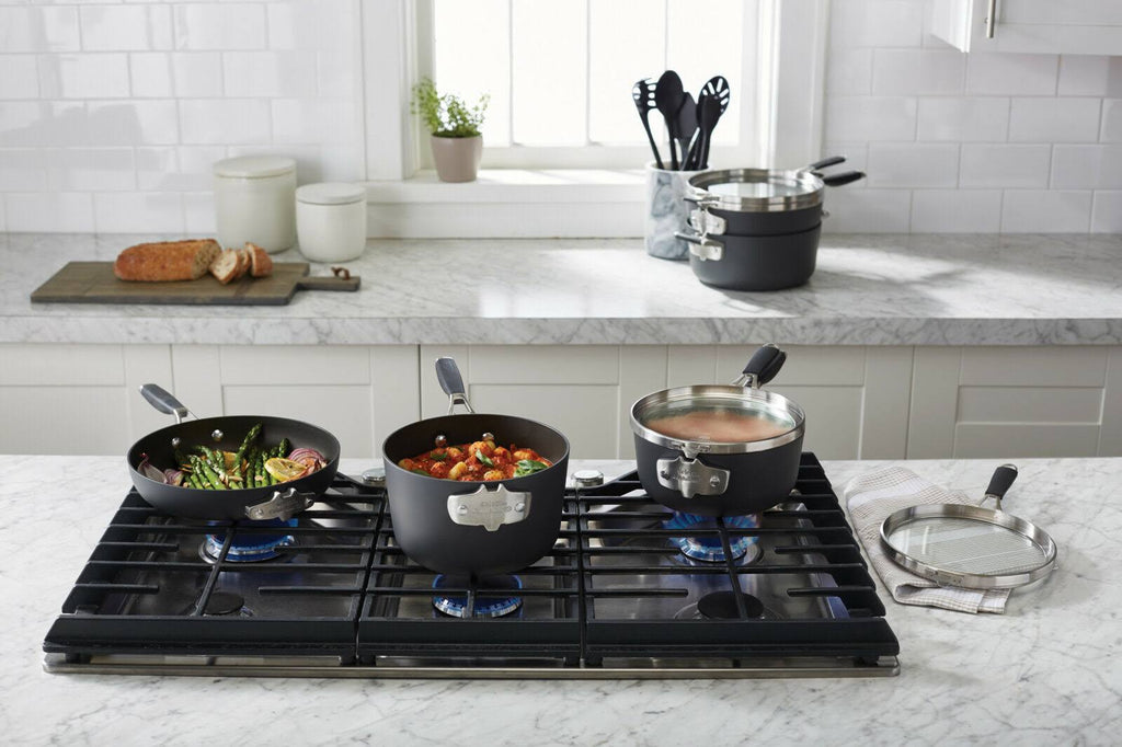 14 Piece Hard-Anodized Nonstick Cookware Set B750877