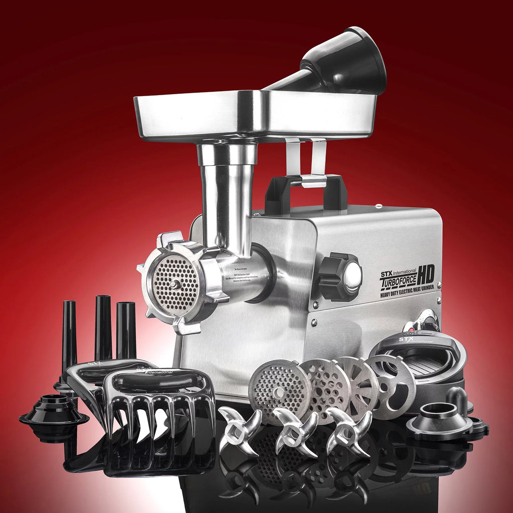 Heavy Duty Electric Meat Grinder with 4 Grinding Plates O54219