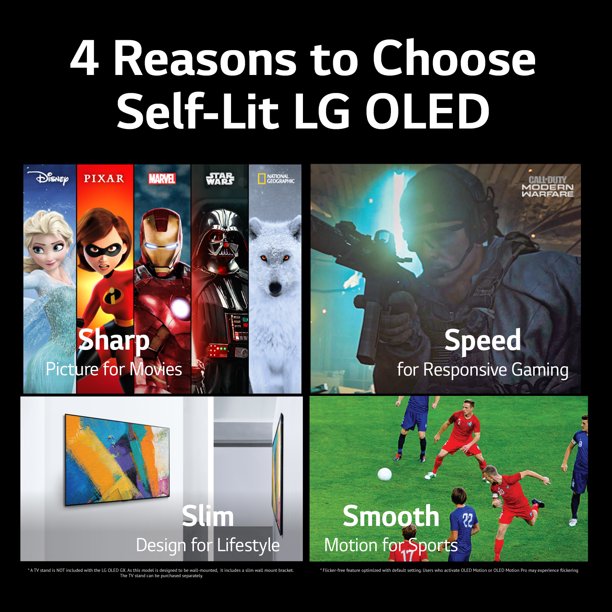 48 Class 4K UHD Smart TV OLED E65488