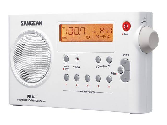 White Portable Radio F155