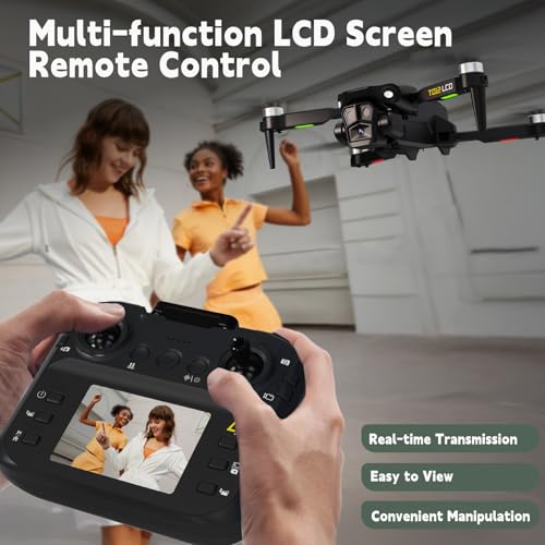 Foldable Drone with Camera and LCD Screen Remote Control V6669