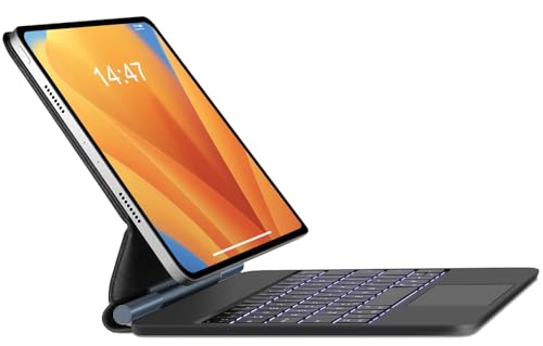 iPad Keyboard Case for iPad Air 13 Inch (M2) 2024, for iPad Pro 12.9 Inch (6th, 5th, 4th, 3rd Gen), with Multi-Touch Trackpad, Backlit Keys G842122