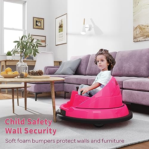 12V Blue Toddler Bumper Car with Remote Control V9053