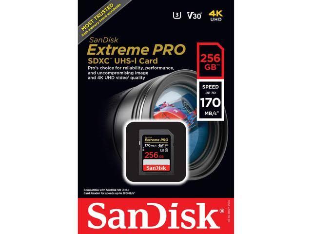 256gb SDXC UHS-I Memory Card Z9886