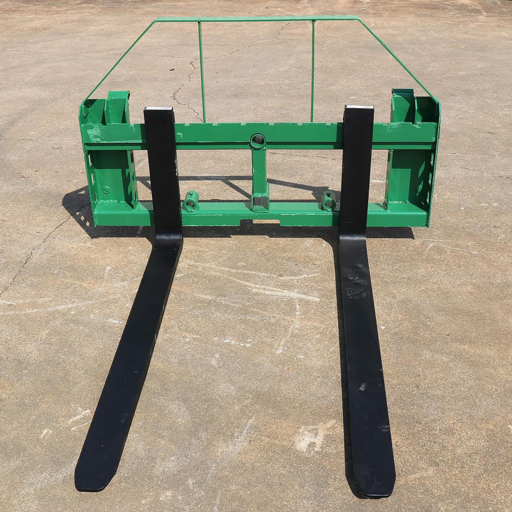 Heavy Duty Pallet Fork Frame and 48" Fork Blades with 2" Trailer Receiver Hitch O269266