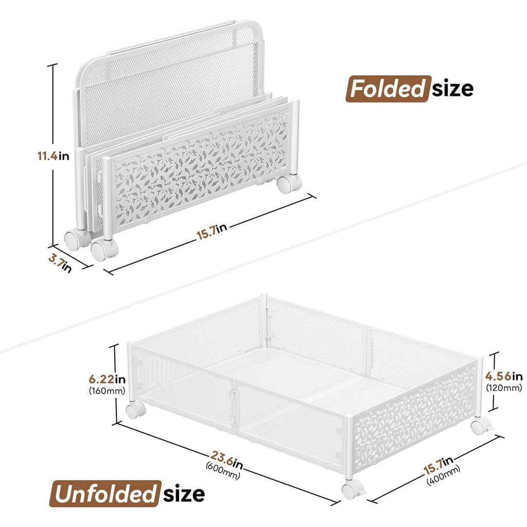 Under Bed Storage Containers with Wheels -2Pack H793810