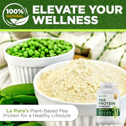 100% Vegan Pea Protein Powder, 1.65LB, Unflavored, 20g Protein, Gluten Free, Non-GMO X547429