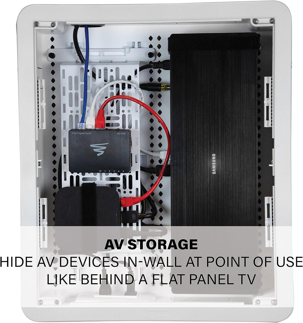 Structured Media Enclosure, 17 Inches, White H152