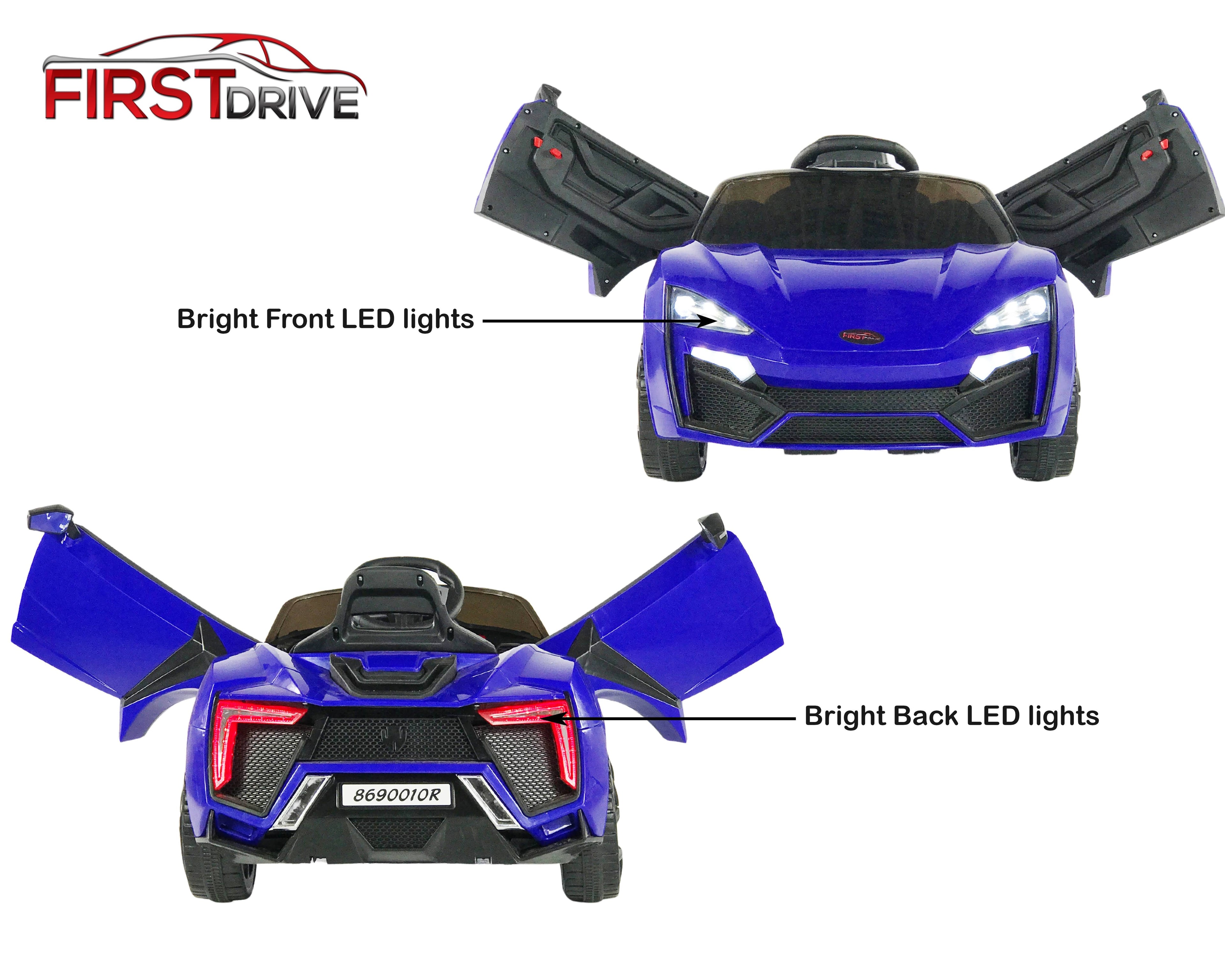 Blue 12V Electric Ride on Car with Remote B27585