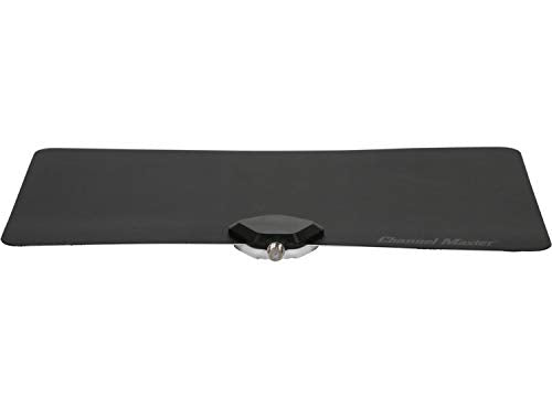 Ultra-Thin Indoor TV Antenna 35 Mile Range Black White T3313