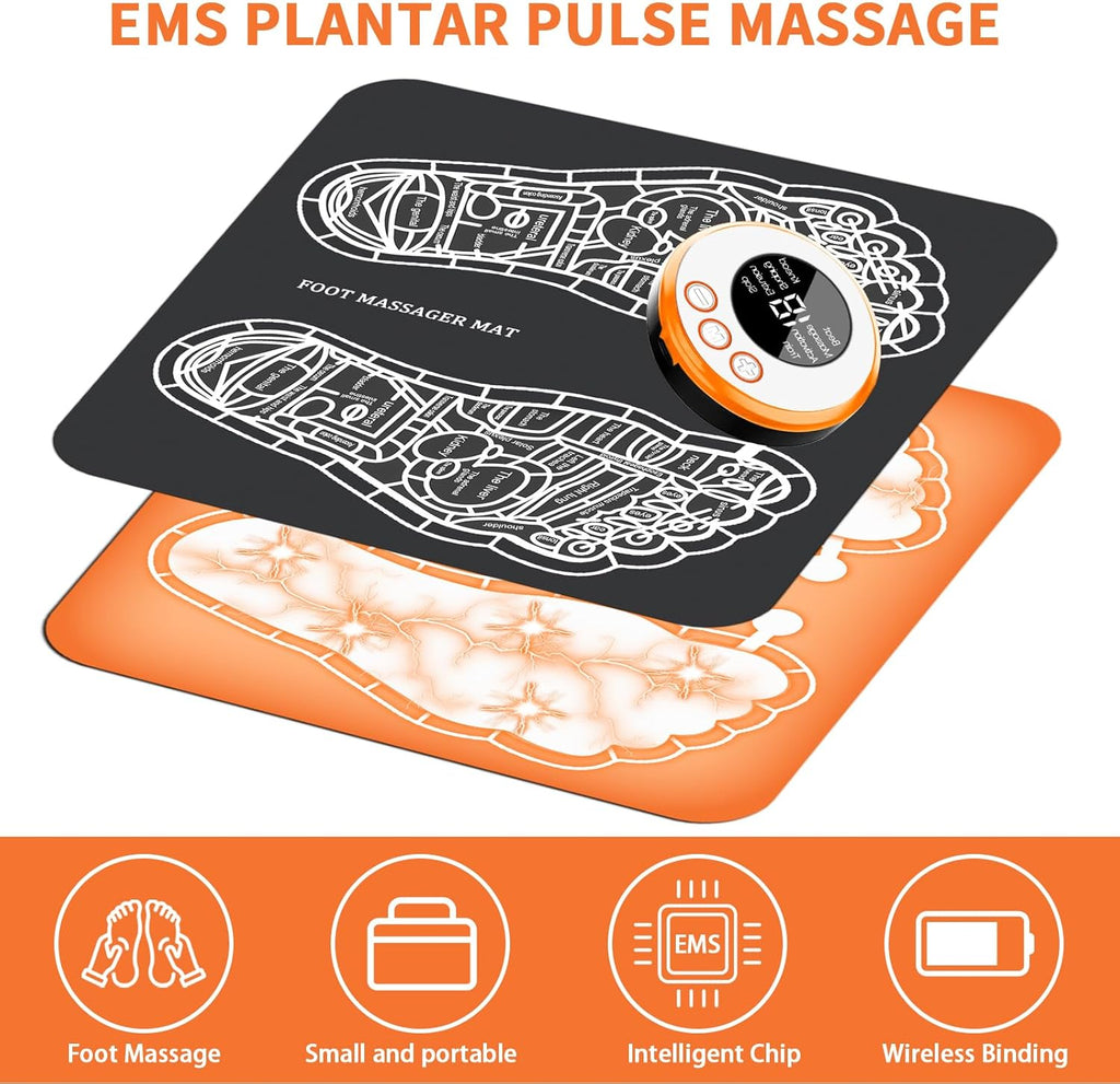 Foot Massager Mat with 8 Modes and 19 Intensity Levels L385