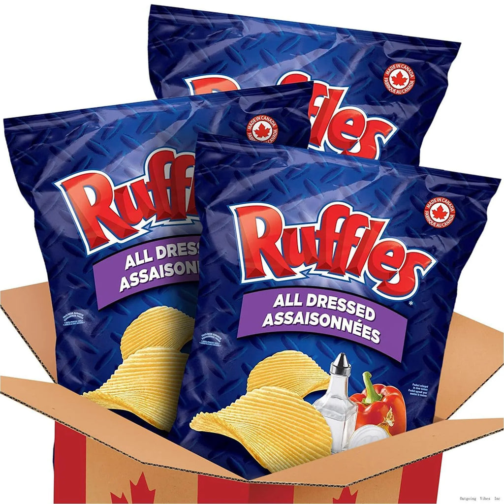 3 Jumbo Pack Jumbo Ruffles All Dressed Chips F257103