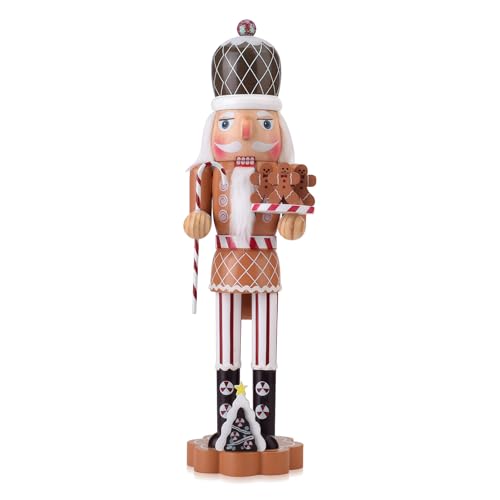 14.4 Inch Wooden Christmas Nutcracker Figure L732035