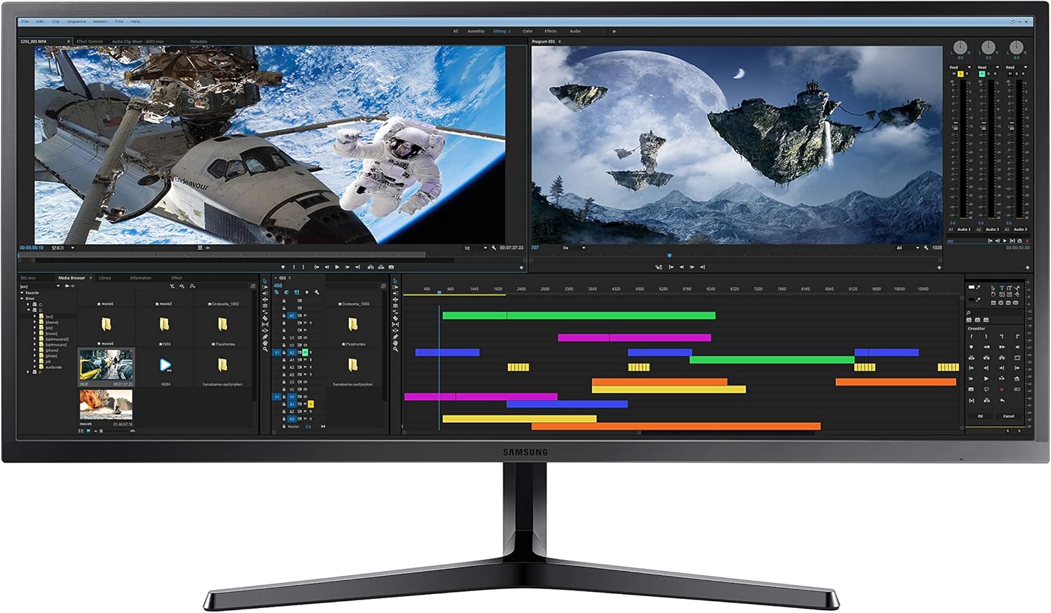 34" Ultrawide Monitor with 21:9 Wide Screen R7590