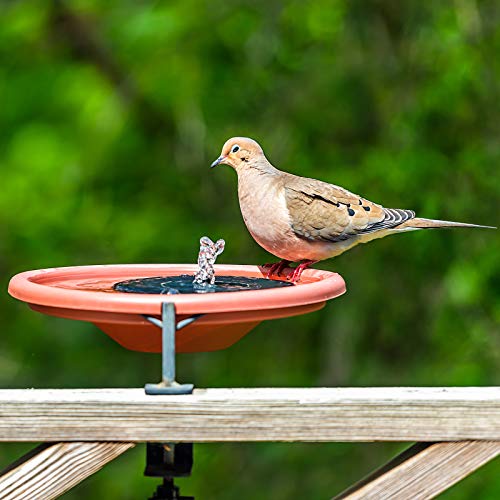 1.5W Solar Bird Bath Fountain Pump with 6 Nozzles X66986