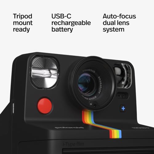 Black Instant Film Camera R705