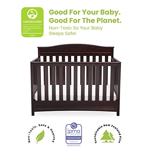 White 4-in-1 Convertible Baby Crib W960