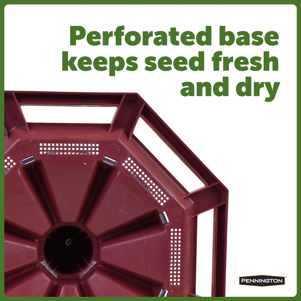Red Recycled Plastic Wild Bird Hopper Feeder, 7 lb. Capacity, 2 Pack I2866
