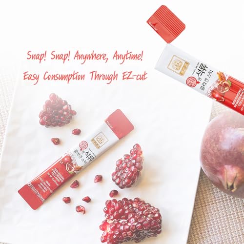 Pomegranate Collagen Jelly Stick 5.1oz 30 Count (5 Pack) E9861