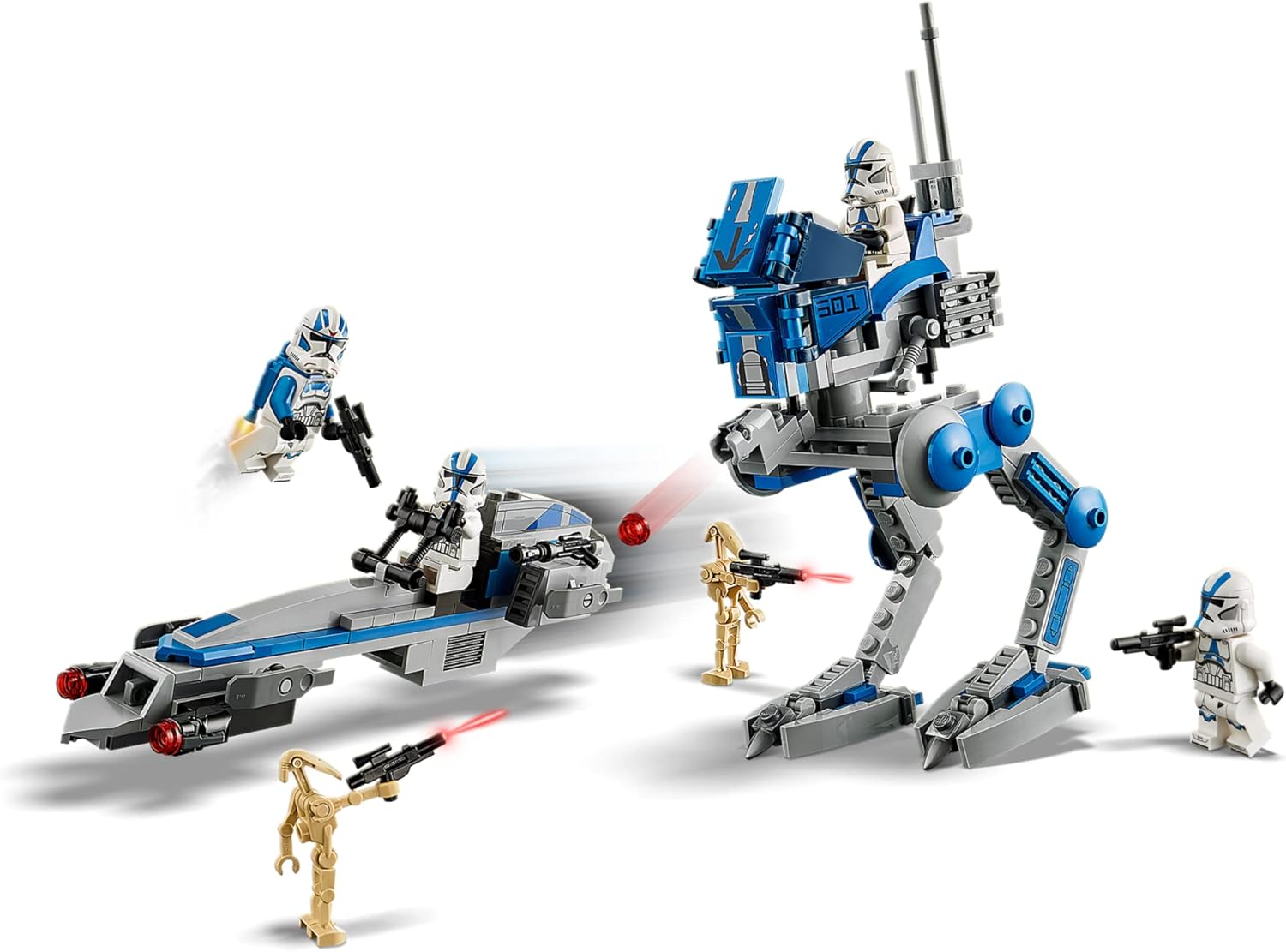 LEGO Star Wars 501st Legion Clone Troopers Building Kit (285 Pieces) C566
