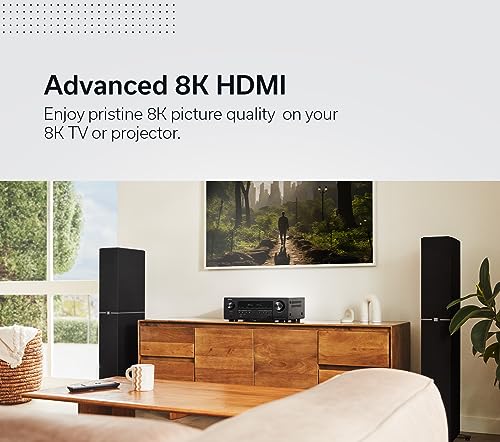 8K Ultra HD 7.2 Channel AV Receiver, Black Z48678